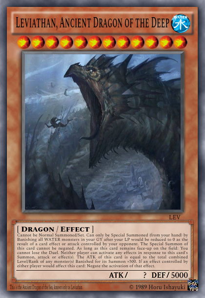 Leviathan - Casual Cards - Yugioh Card Maker Forum