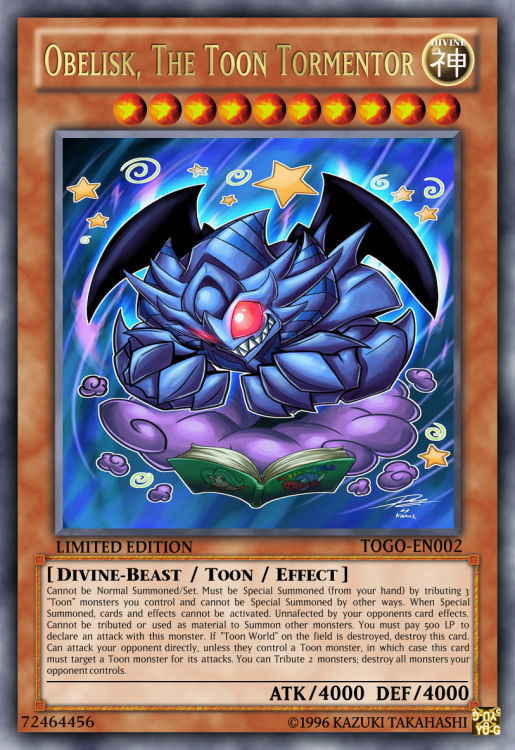 obelisk yugioh pop