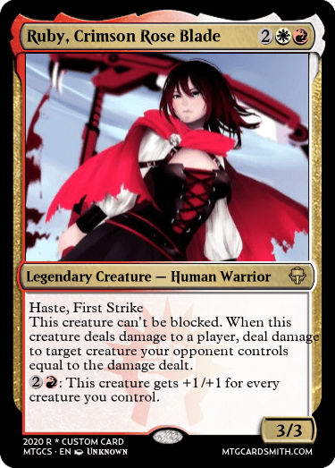 A Random Thing Anime MTG Cards  popculturemecha