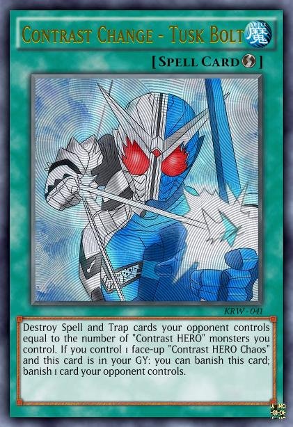 Contrast Change - Tusk Bolt