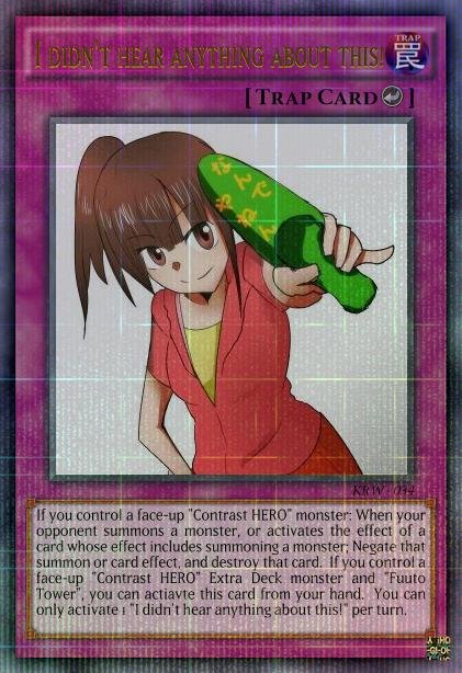 I didn't hear anything about this!