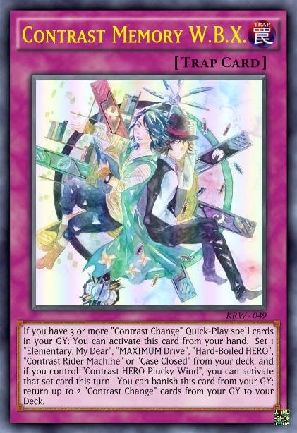 Contrast Memory W.B.X.