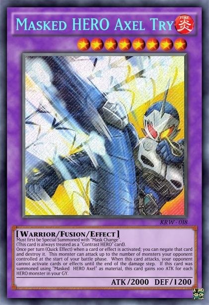 Masked HERO Axel Try