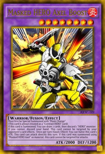 Masked HERO Axel Boost