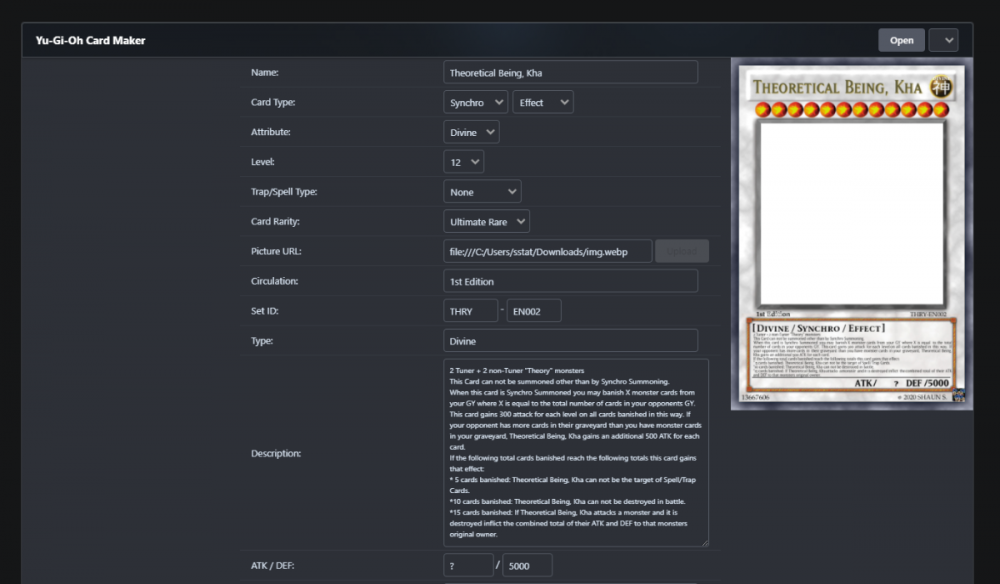 Theoretical Being, Kha.PNG