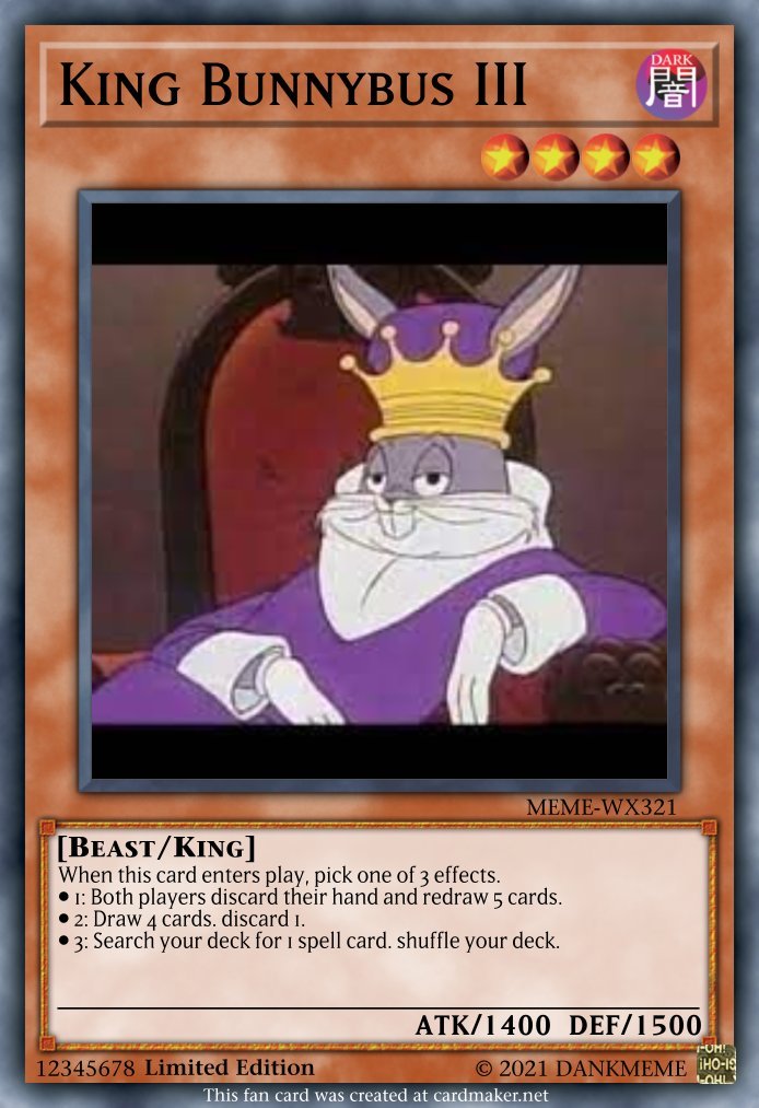 card of memes - Casual Cards - Yugioh Card Maker Forum