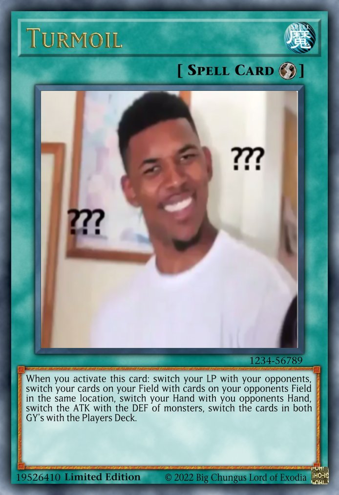 card of memes - Casual Cards - Yugioh Card Maker Forum