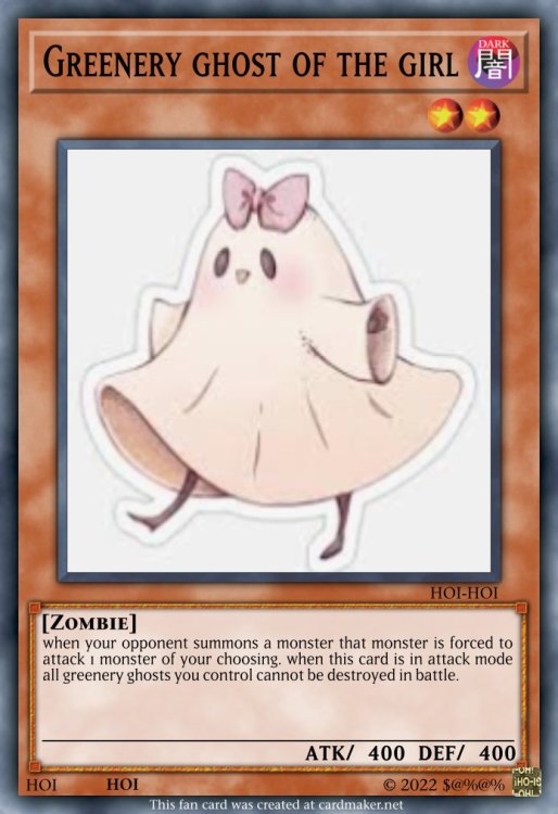 Greenery ghost of the girl.jpeg