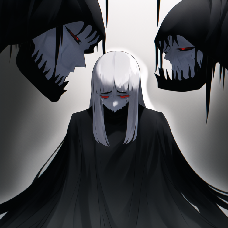 Ghost,Phantom, Banshee,Monsters of dark, melancholic beauty who drape their deat s-47560428.png