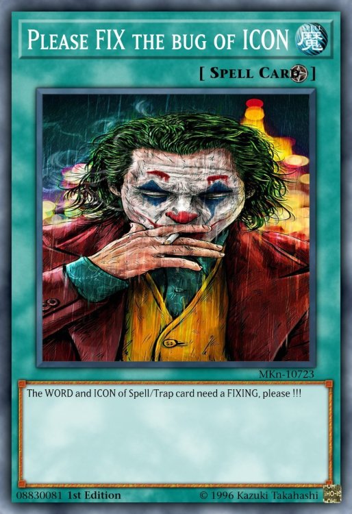 Please FIX the bug of ICON.jpeg