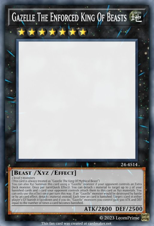 Gazelle The Enforced King Of Beasts.jpeg
