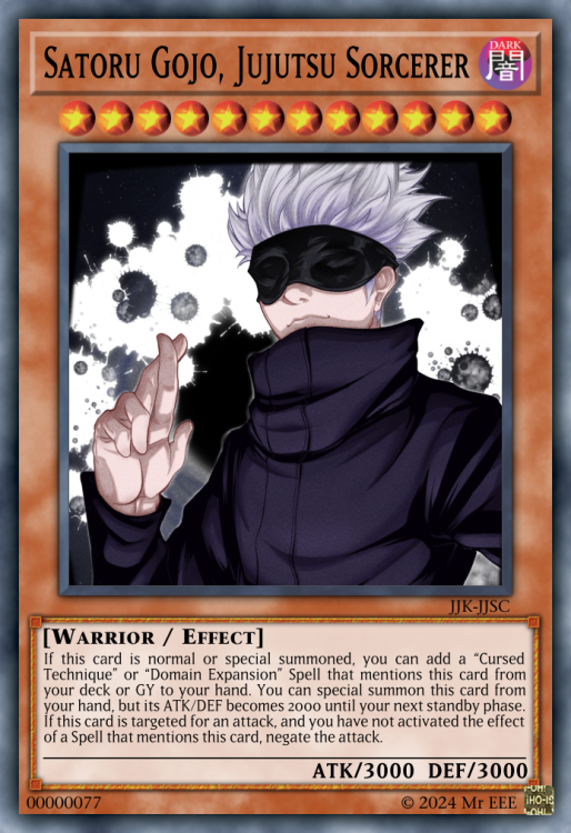 Satoru Gojo, Jujutsu Sorcerer.jpeg.png