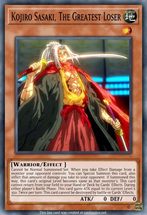 Kojiro Sasaki, The Greatest Loser.jpeg