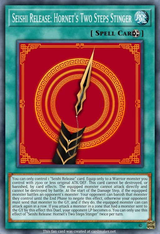 Seishi Release_ Hornet's Two Steps Stinger.jpeg