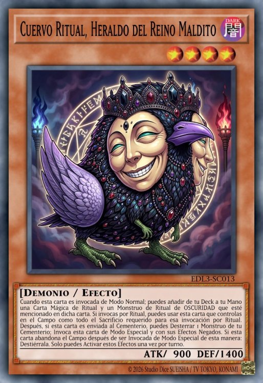 M E Cuervo Ritual, Heraldo del Reino Maldito.jpeg
